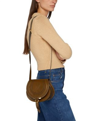 Marcie small glossy leather shoulder bag - CHLOE | 24S US