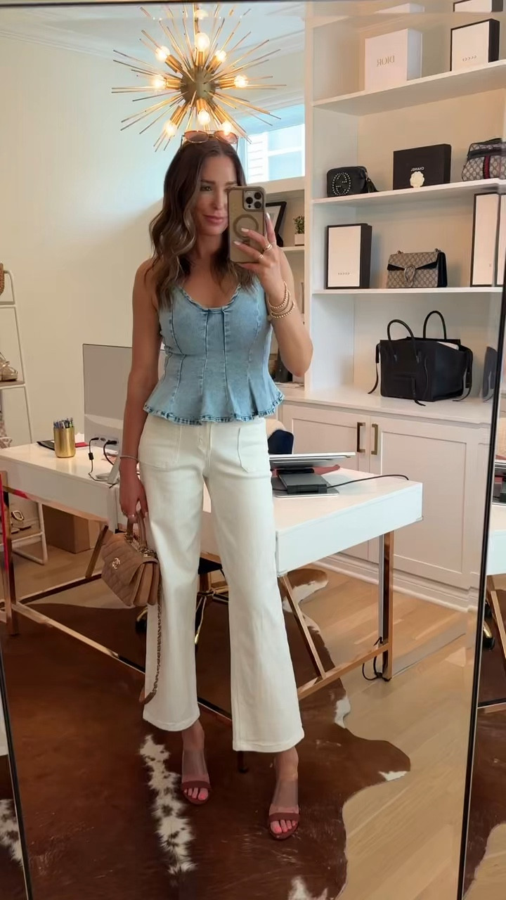 Love this summery outfit! Perfect for date night // wearing a small in the tank, XS in jeans. #summer #style #founditonamazon #womens #fashion #datenight

#LTKootd #LTKSeasonal #LTKTall