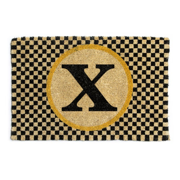 MacKenzie-Childs Monogrammed "X" Entrance Mat | MacKenzie-Childs