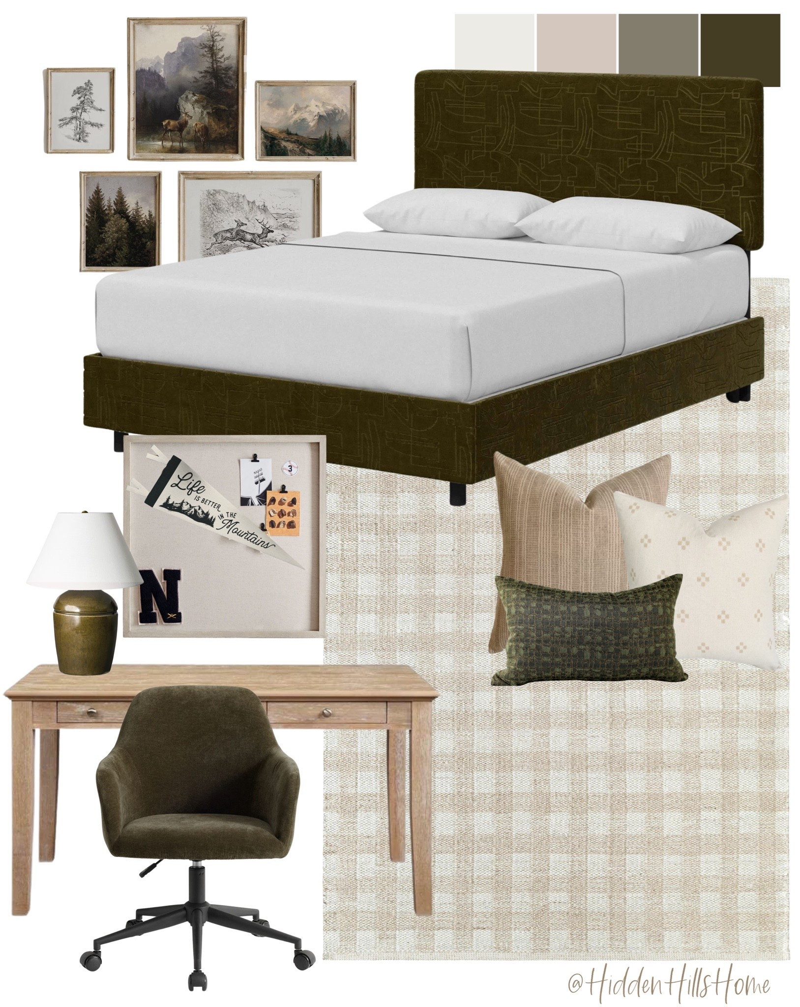 Teen boys bedroom mood board, teen boys bedroom, green boys bedroom, modern transitional teen bedroom #boys

#LTKHome #LTKSaleAlert #LTKKids