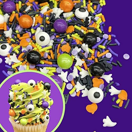 Sprinkles | Halloween sprinkles | Halloween jimmies | Orange and black sprinkles | Cake sprinkles |  | Amazon (US)