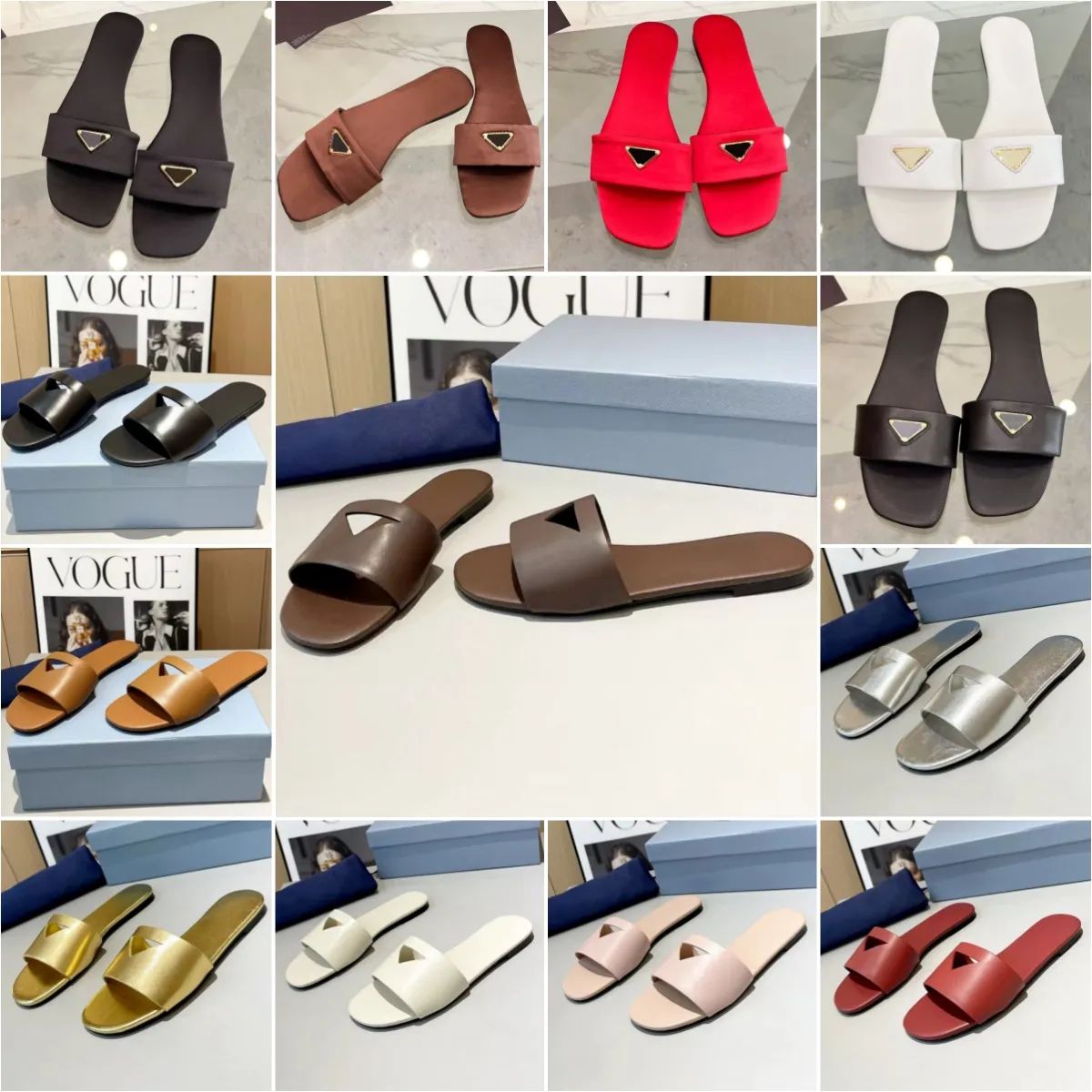 10A Designer Slippers Summer Fashion Women's Flat Bottom Shoes Casual Daily Style Slippers for Su... | DHGate