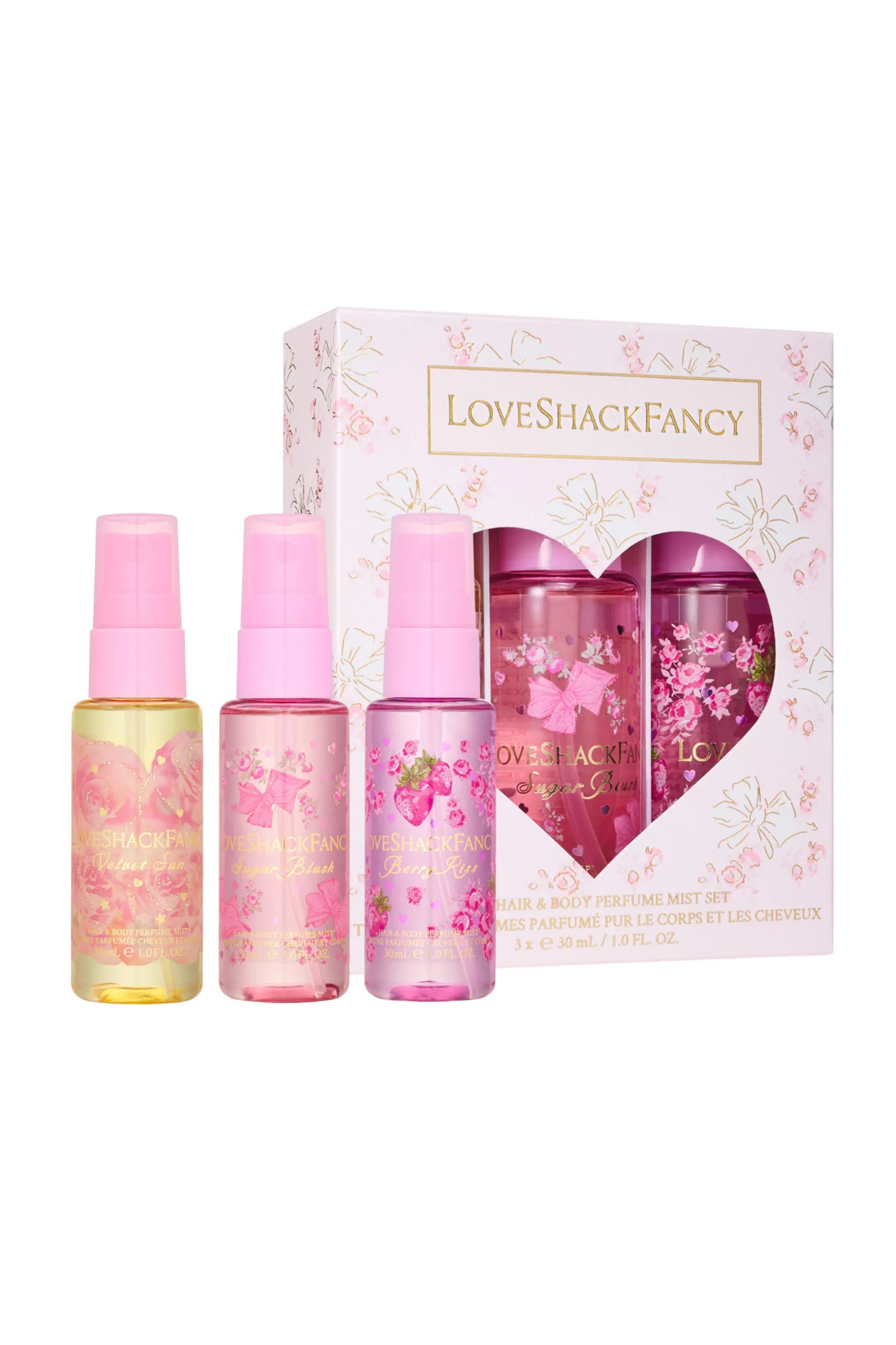 Mini Hair and Body Mist Perfume Discovery Set | LoveShackFancy