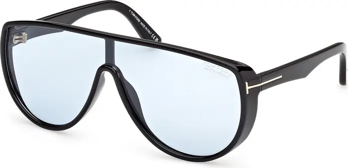 Achilles 138mm Shield Sunglasses | Nordstrom
