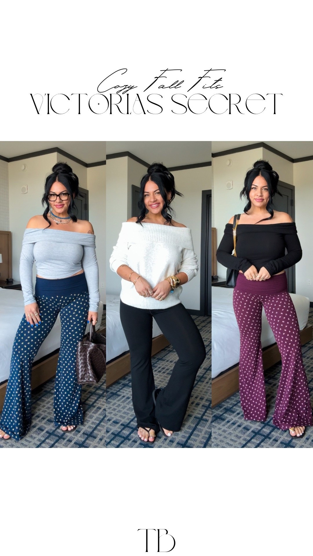 These fold over super flares are ICONIC and 2x the flare as their og flares!! I love the way they look on a curvy body, it gives us an hour glass shape ⏳🤎i’m wearing the super flare in the first two outfits, and the og flare in the last. which flare is your vibe?  they’re both such a confidence booster!! 

#PINKPartner @vspink
@shop.ltk
#liketkit

#LTKootd #LTKU #LTKMidsize