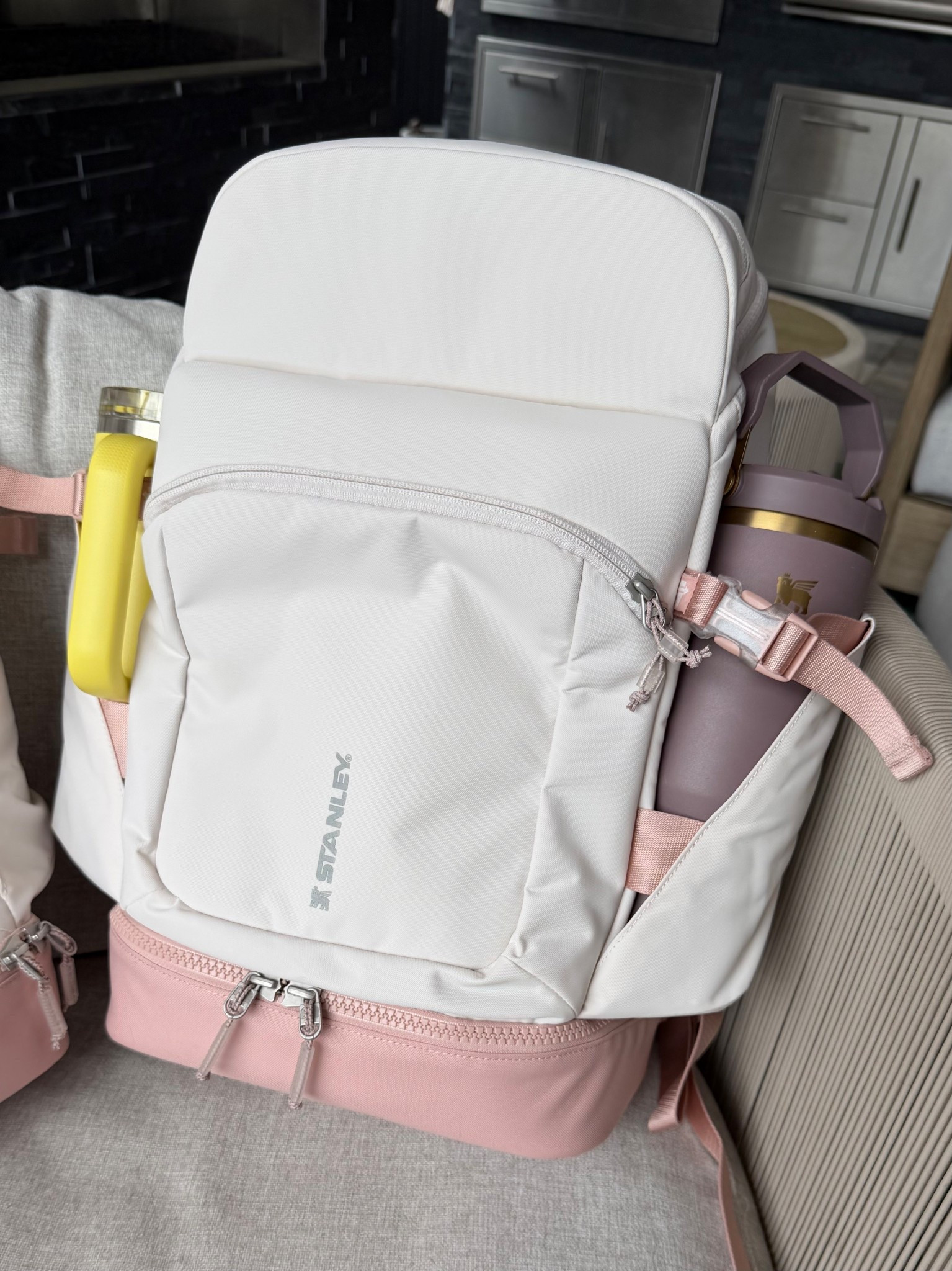 😍 @Stanley1913 just launched two new bags in their Vitalize Workout line! (#Stanely1913Partner)! Same cool features in two different carry styles! Both have a ton of space and organization. They both have two exterior bottle carry pockets that accommodate both Quenchers, Vitalize Shakers and Ice Flow. Inside they have a lap top sleeve, a carry pouch for another bottle or their Vitalize Macro Containers (coming soon)! On the bottom you have a separate compartment for food containers, shoes or clothes (they expand upwards). Very well made, functional and ready to go!



#LTKActive #LTKTravel #LTKmomlife