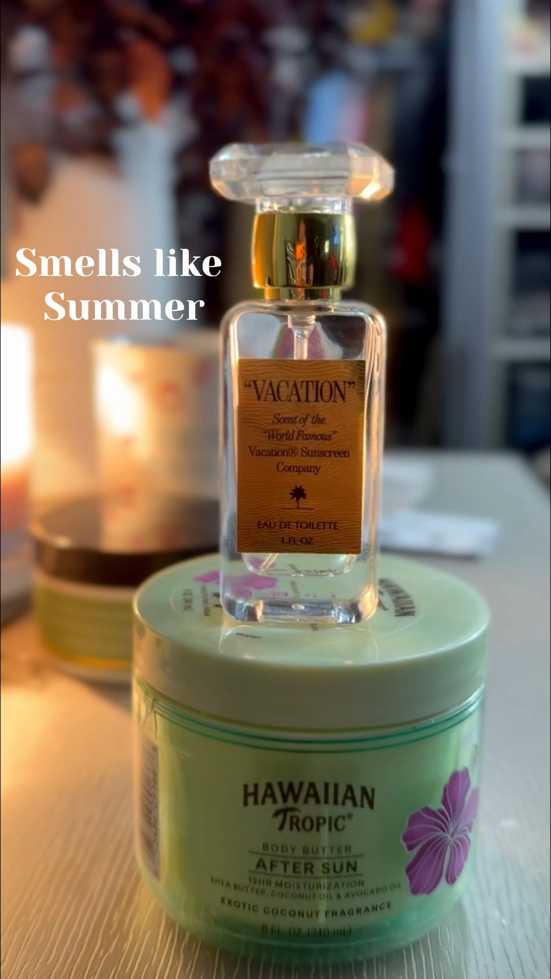 Such nostalgia! These two layered together smell just like summer. 

Unisex fragrances | Mixes classic sunscreen notes - coconut, banana, pineapple, orange blossom - with classic poolside notes - pool water, pool toy, swimsuit lycra.

#LTKSeasonal #LTKActive #LTKBeauty