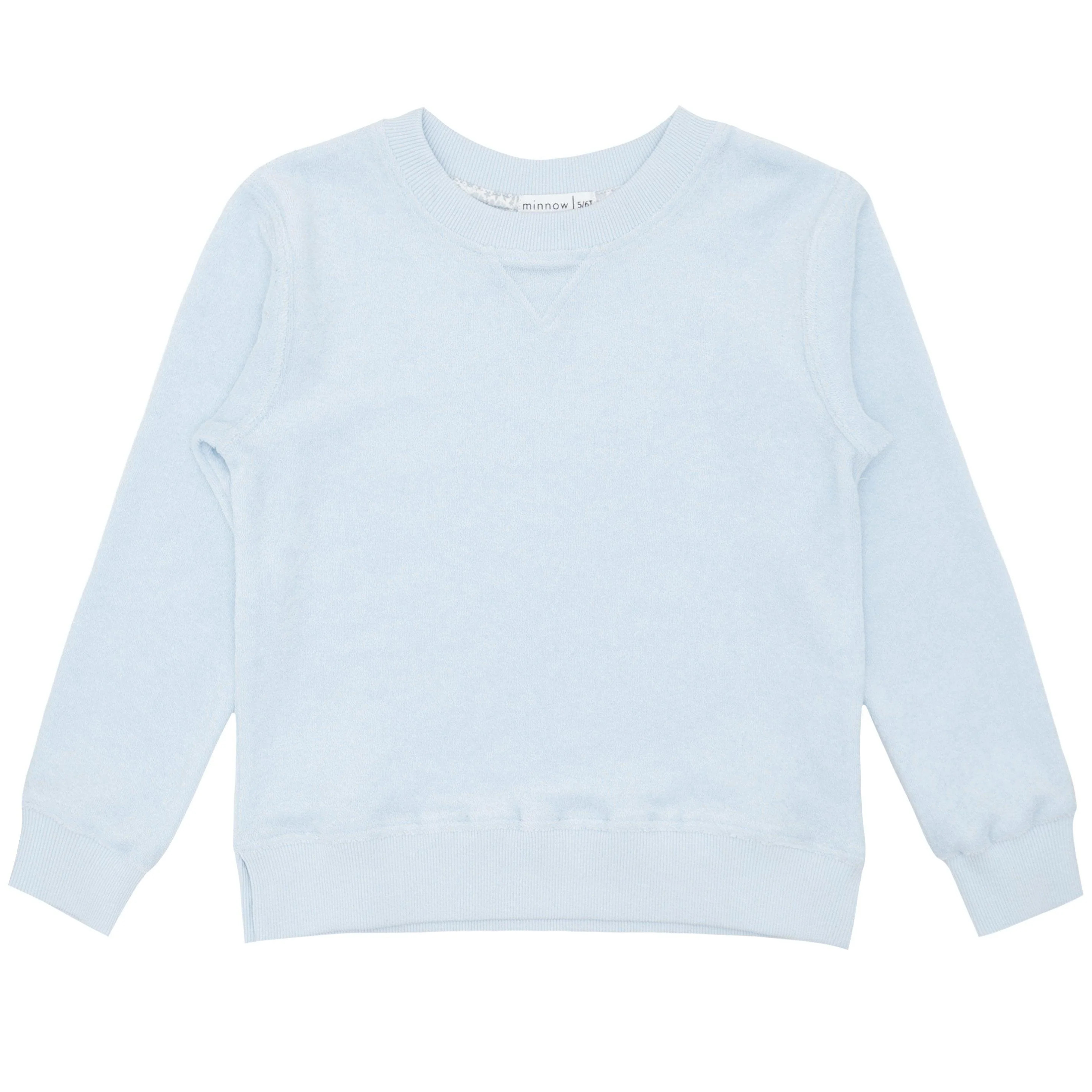 unisex blue french terry sweatshirt | minnow