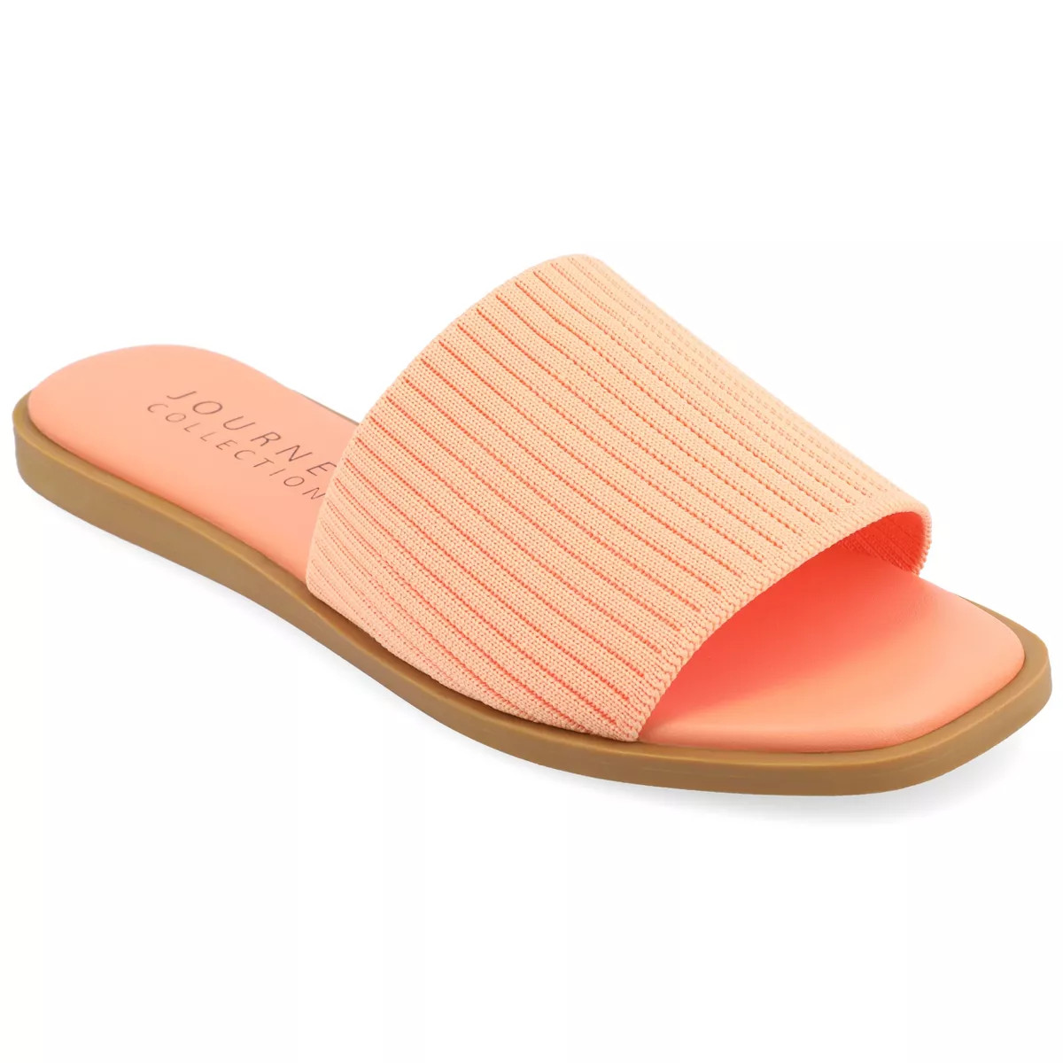 Journee Women's Prisilla Medium and Wide Width Flat Sandals | Target