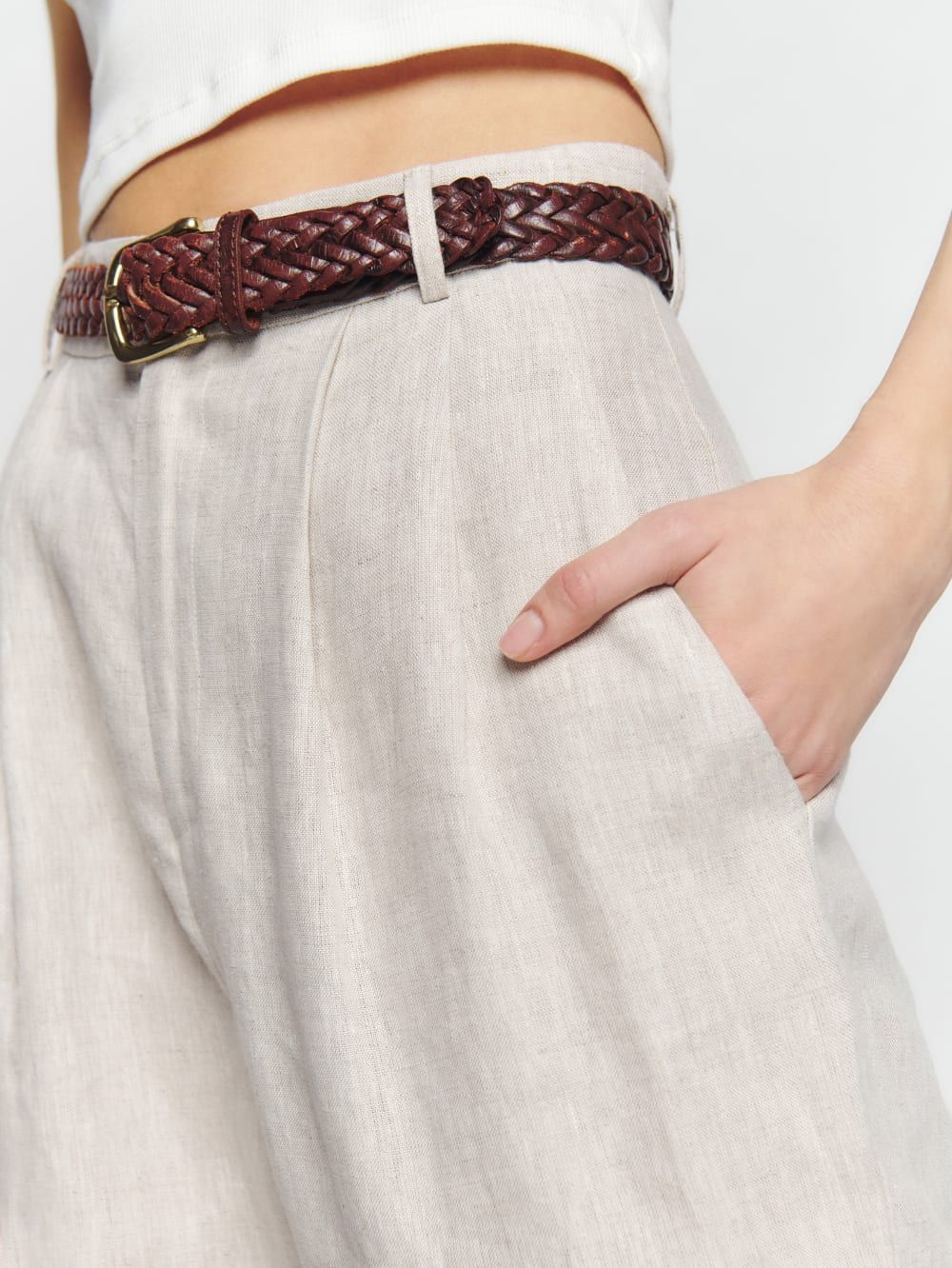 Mason Linen Pant | Reformation (US & AU)