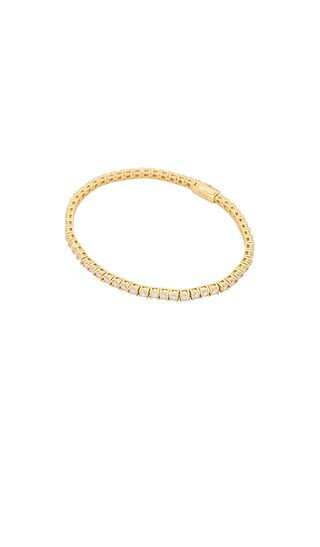 The M Jewelers NY The Pave Tennis Bracelet in Metallic Gold. | Revolve Clothing (Global)