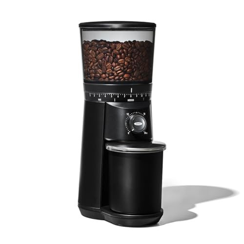OXO Brew Conical Burr Grinder - Matte Black, Stainless Steel Burrs, One-Touch Automatic Smart Grind | Amazon (US)