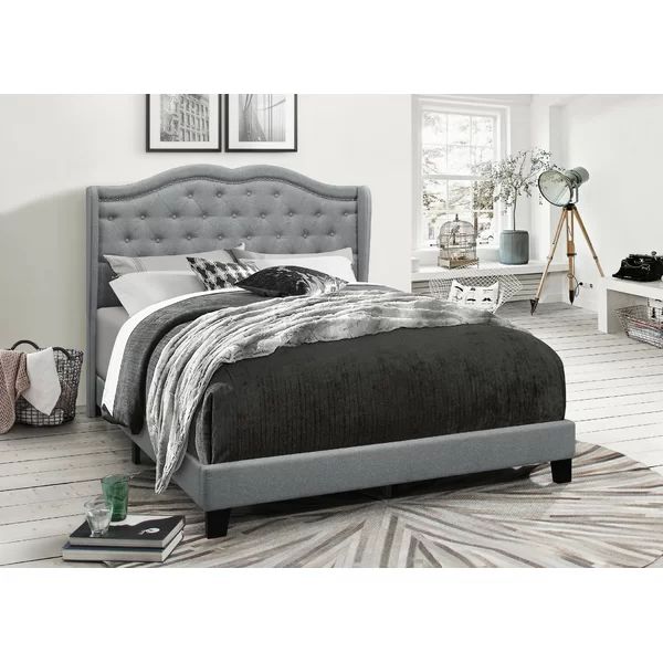 Omari Upholstered Standard Bed | Wayfair North America