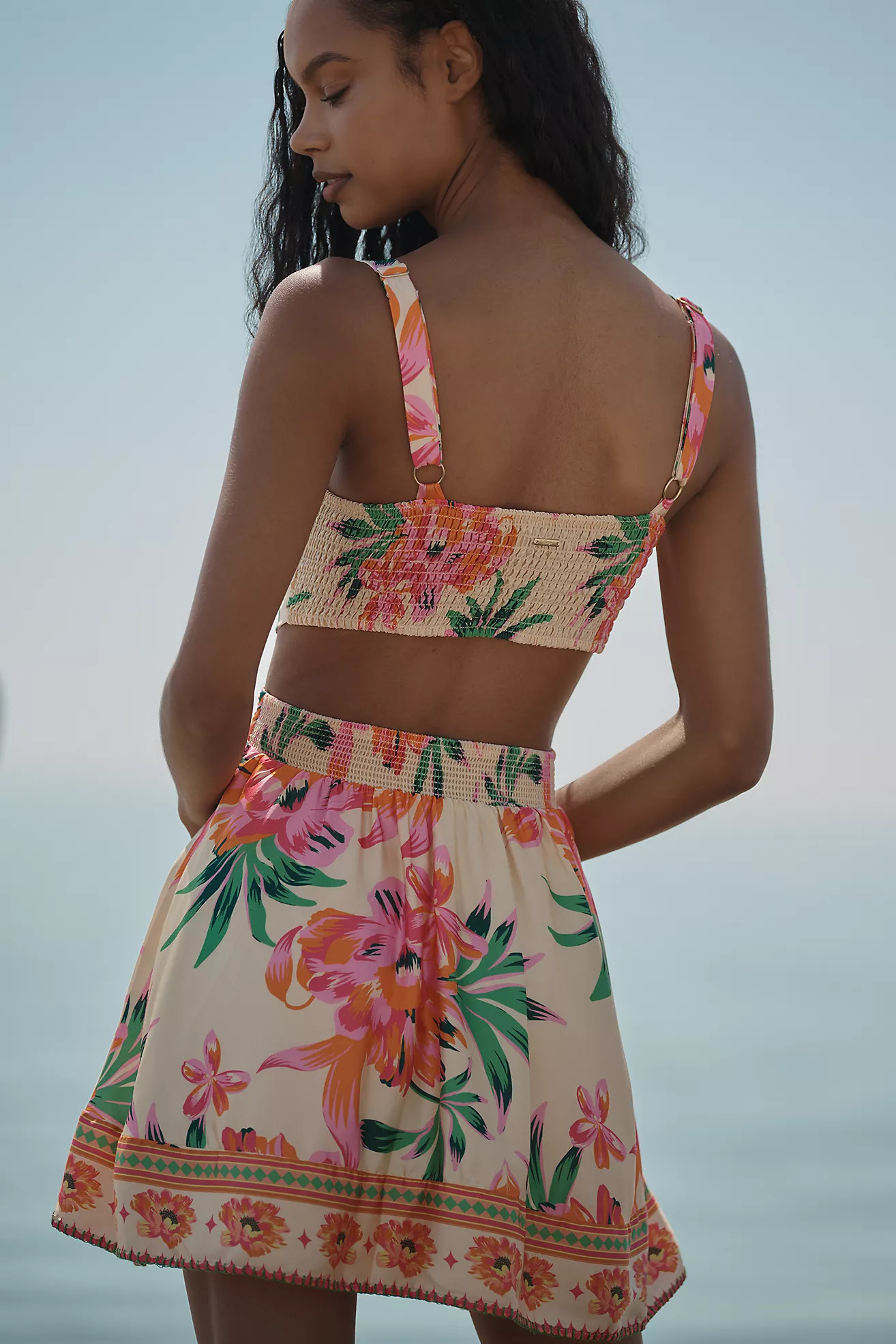 Maaji Square-Neck Mini Dress | Anthropologie (US)