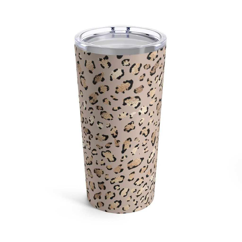 Leopard Faux Shimmer Tumbler 20oz | Always Stylish Mama