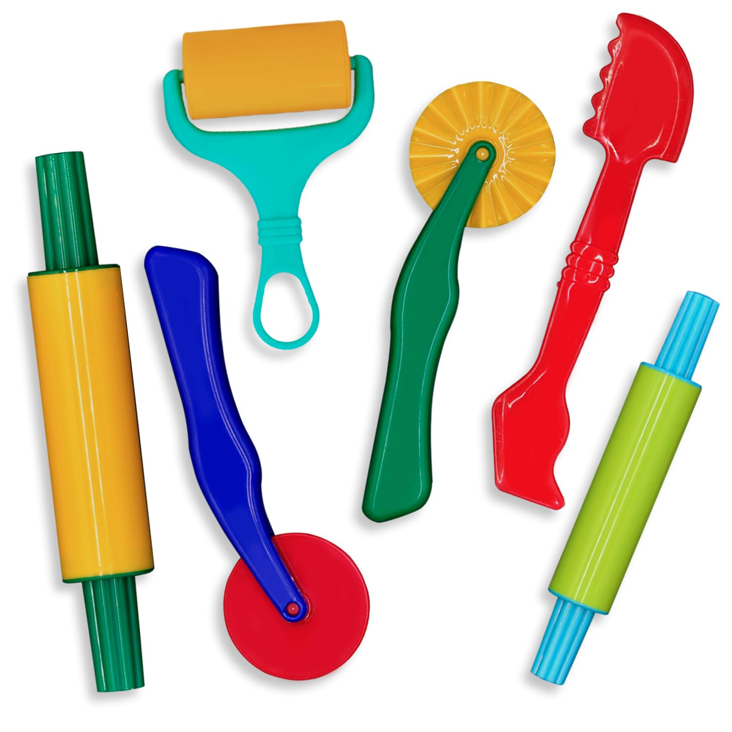 Clay and Play Dough Tools Six Piece Set - Ages 3 & Up DIMROM (6pcs) | Amazon (US)