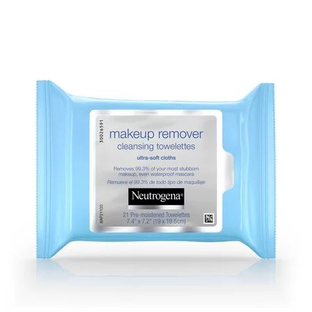 (2 pack) Neutrogena Makeup Remover Cleansing Towelettes & Wipes, 21 Count | Walmart (US)