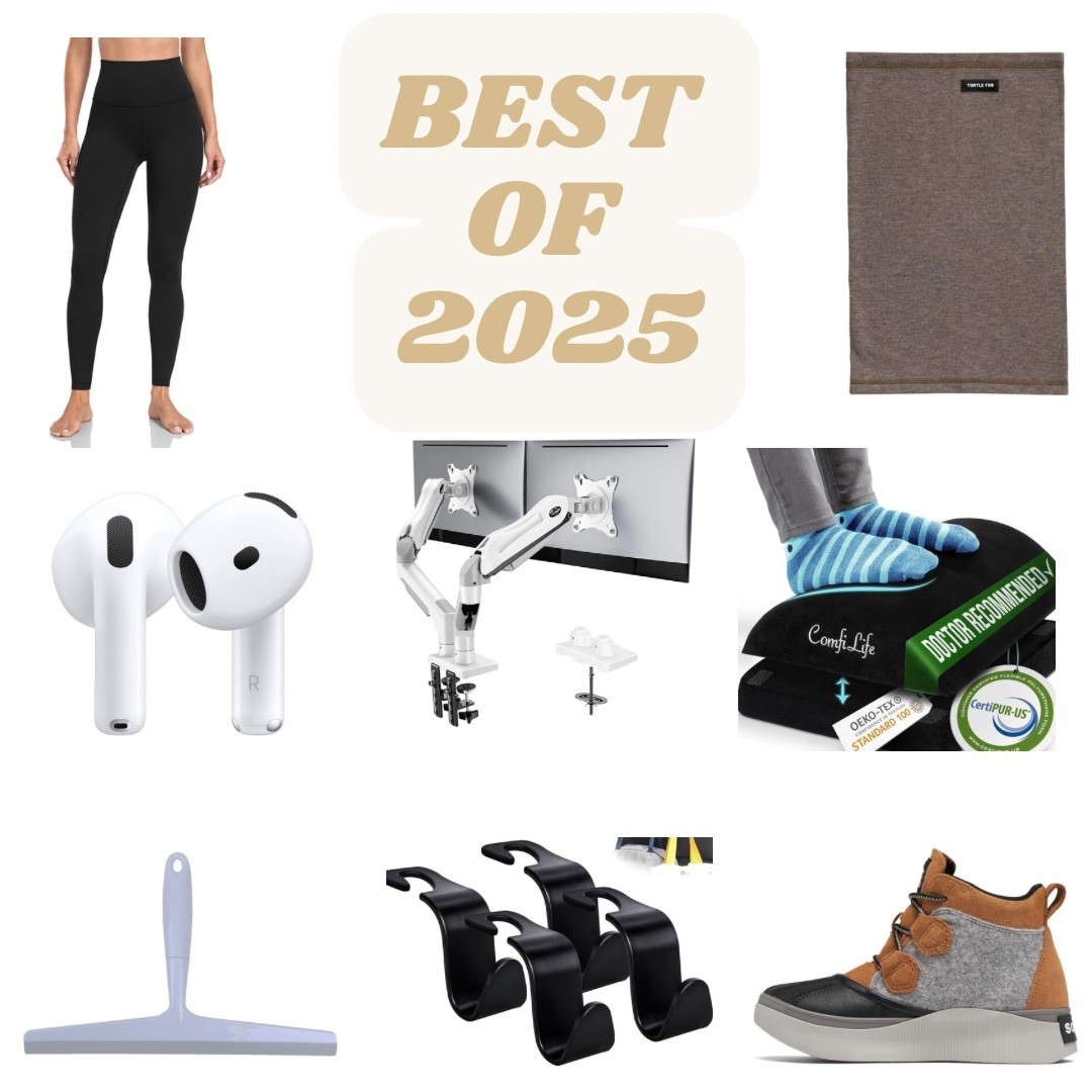 The best gadgets, gizmos and whatsits I bought in 2025. 🎉

Some on the higher end and some right within budget 🤑

Truly…the Sorel boots and AirPods w/noise cancelling have been GAME CHANGERS! 

Leggings Best of Favorites Favorite Products AirPods Boots Winter Boots Sorel Sorel Boots Office Supplies Must Haves 

#LTKActive #LTKHome #LTKSeasonal