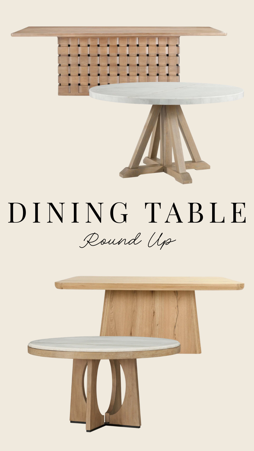 Dining Table Round Up!

furniture, home decor, interior design #Wayfair #Target 

 #LTKHome #LTKSaleAlert