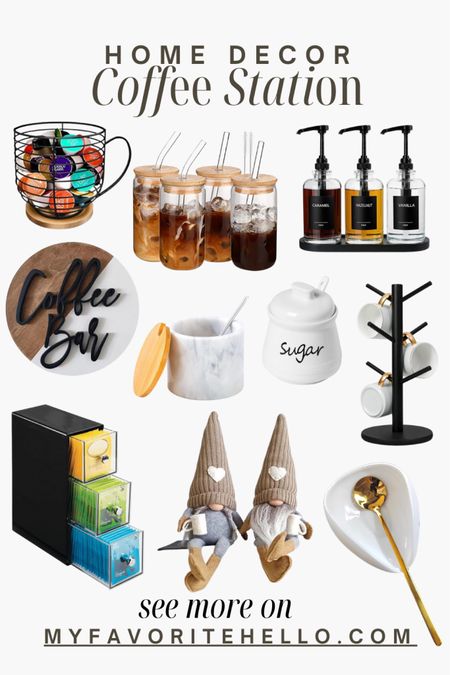 Coffee station accessories, coffee station decor, coffee bat station supplies 

#LTKhome #LTKGiftGuide #LTKfindsunder50