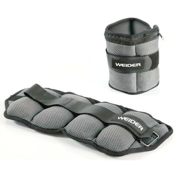 Weider 10 lb Pair Adjustable Ankle Weights with Hook-and-Loop Closure | Walmart (US)