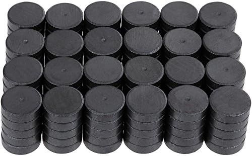 Anpro 120 Pcs Strong Ceramic Industrial Magnets Hobby Craft Magnets-11/16 Inch (18mm) Round Magne... | Amazon (US)