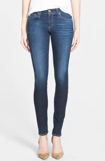 Women's Ag 'The Legging' Super Skinny Jeans, Size 24 - Blue | Nordstrom