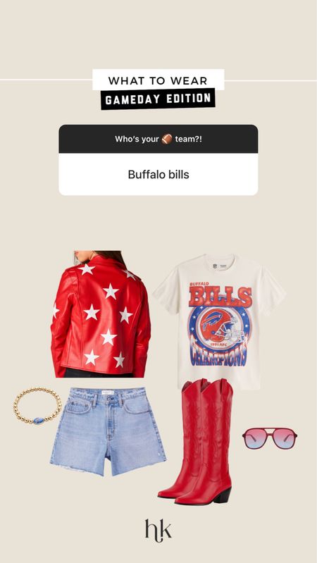 Buffalo bills gameday outfit! 

#LTKBacktoSchool #LTKunder100 #LTKSeasonal