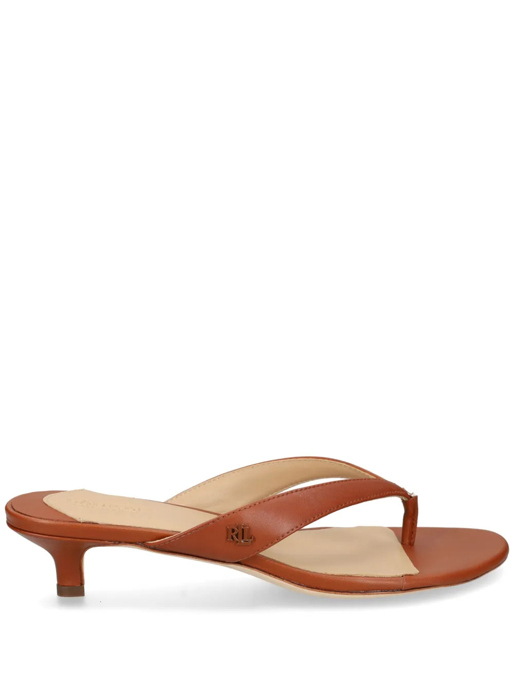 Lauren Ralph Lauren 35mm thong-style Sandals  | Brown | FARFETCH | Farfetch Global