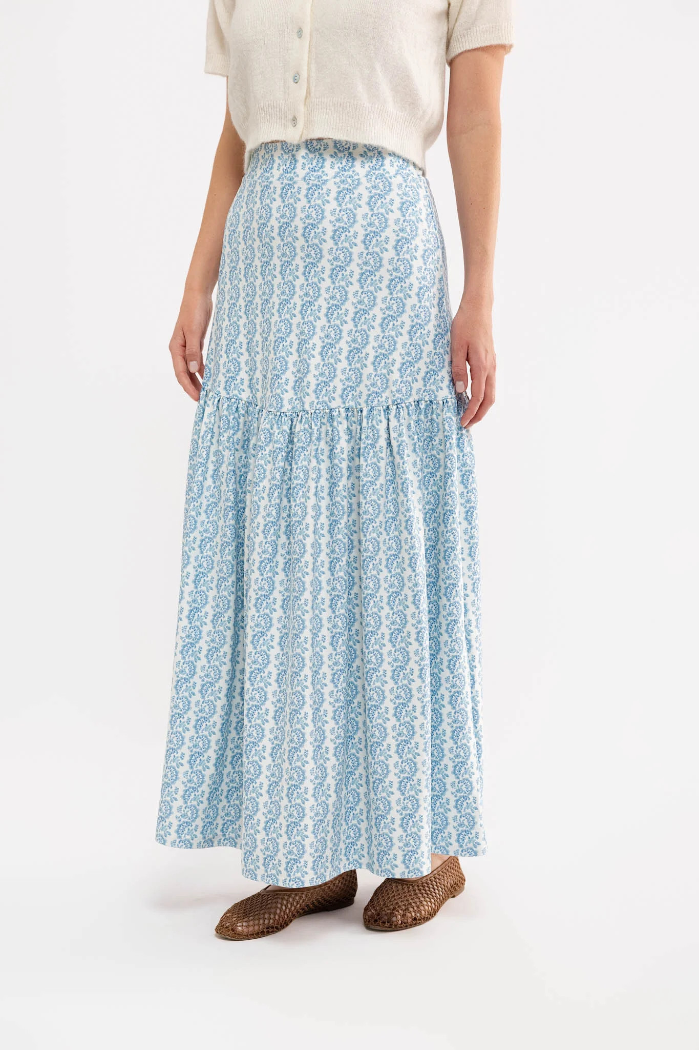 Faye Skirt - Marigold Twist | Smith and Quinn