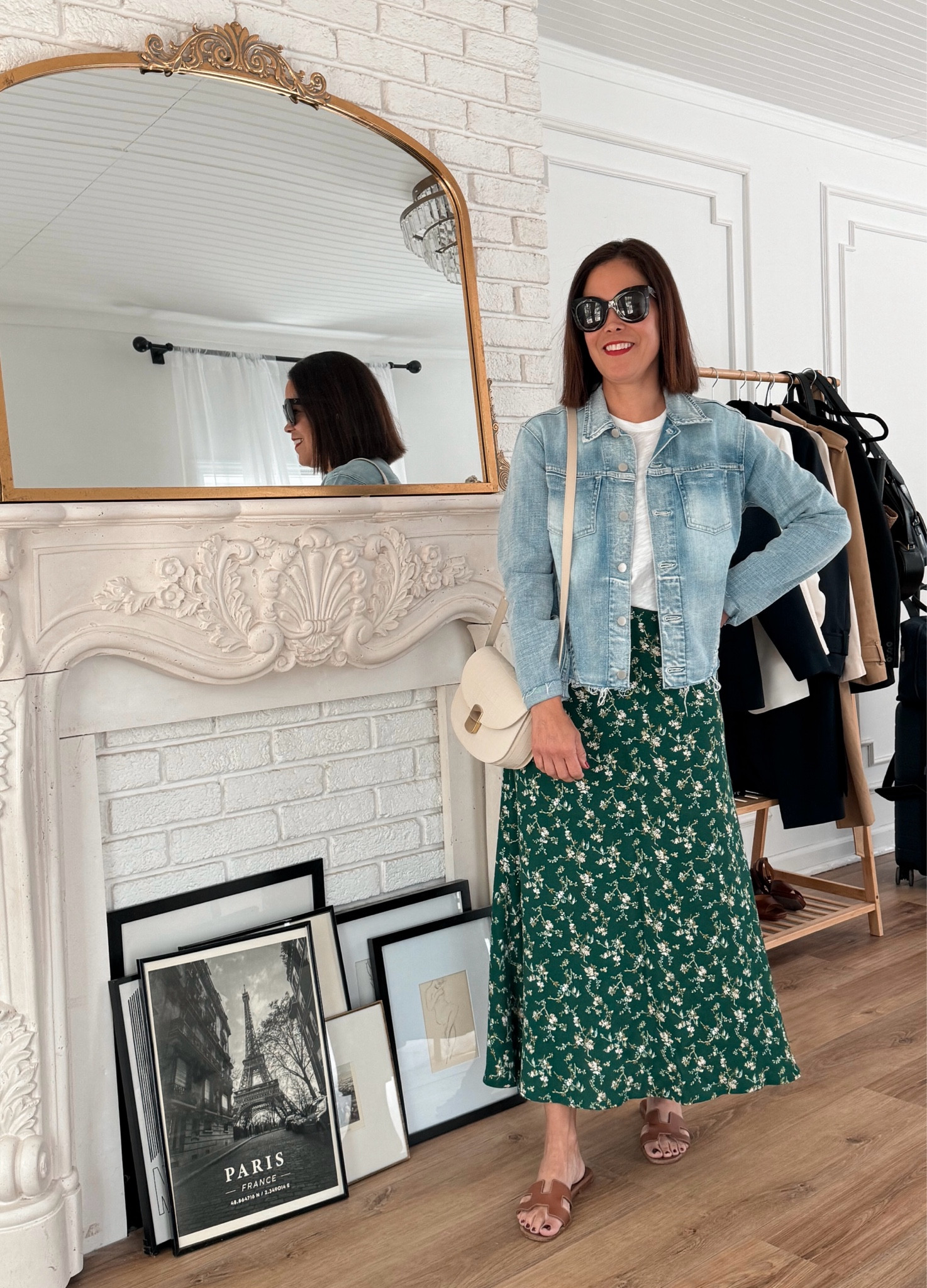 Paris casual Dinner Outfit
L’Agence Denim Jacket/wearing medium
Reformation Skirt/wearing 6
Sèzane Claude Bag
J.Crew T-shirt/wearing medium 
Linking similar sandals 

#LTKstyletip #LTKover40 #LTKtravel