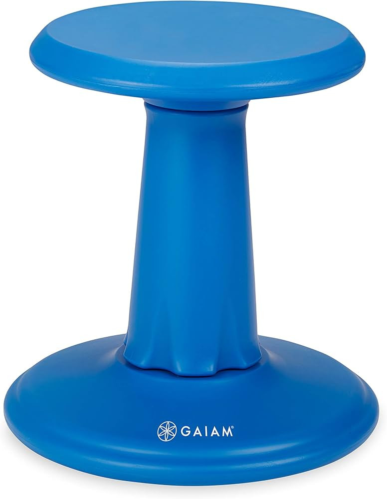 Gaiam Kids Wobble Stool Desk Chair - Alternative Flexible Seating Balance Wiggle Chair | ADHD Sen... | Amazon (US)