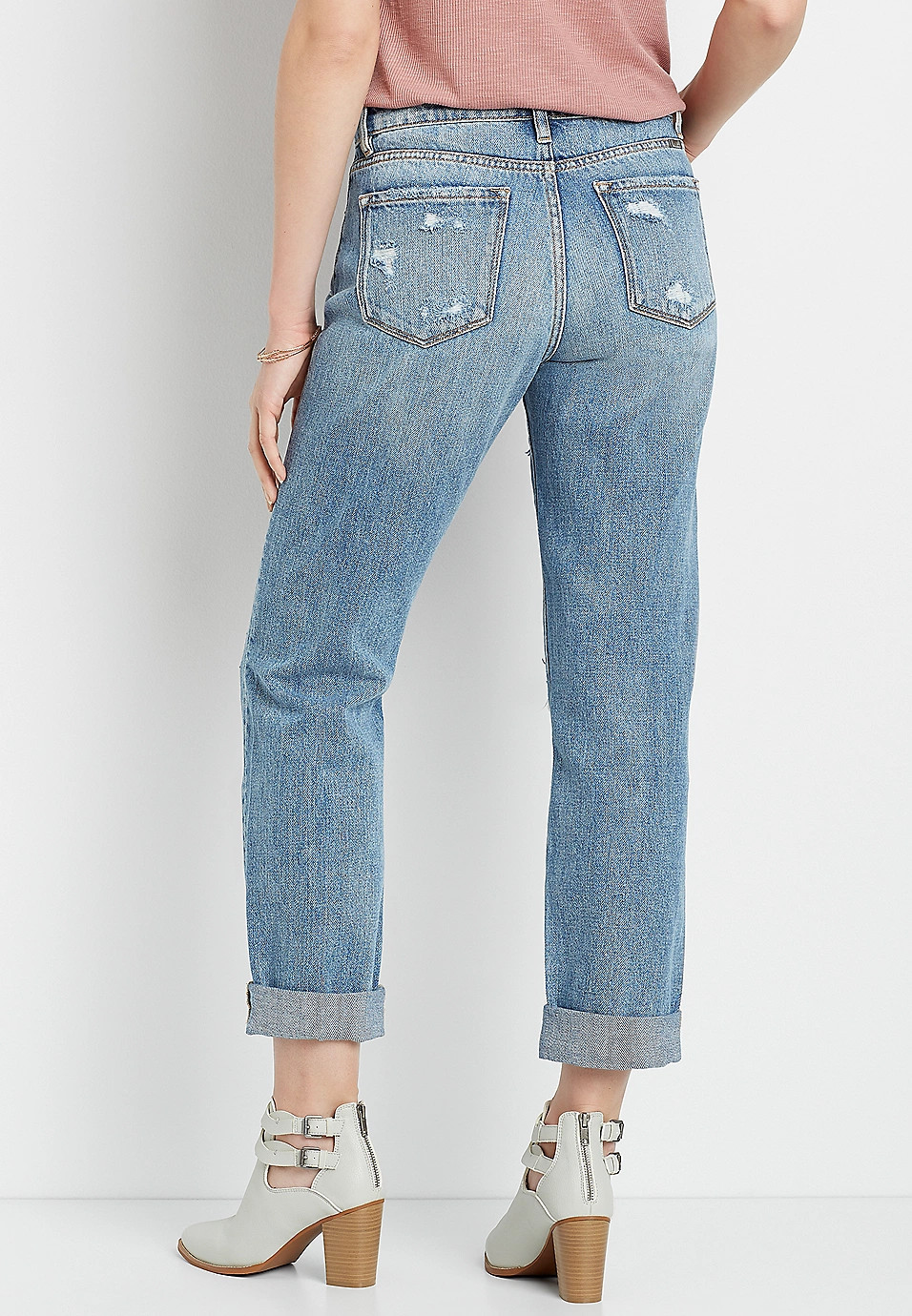 KanCan™ High Rise Classic Non-Stretch Boyfriend Jean | Maurices