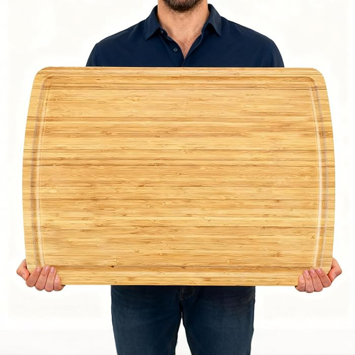 GarveeHome 30 x 20 Extra Large Cutting Board, Bamboo Stove Top Cover, Over the Sink Cutting Board... | Amazon (US)