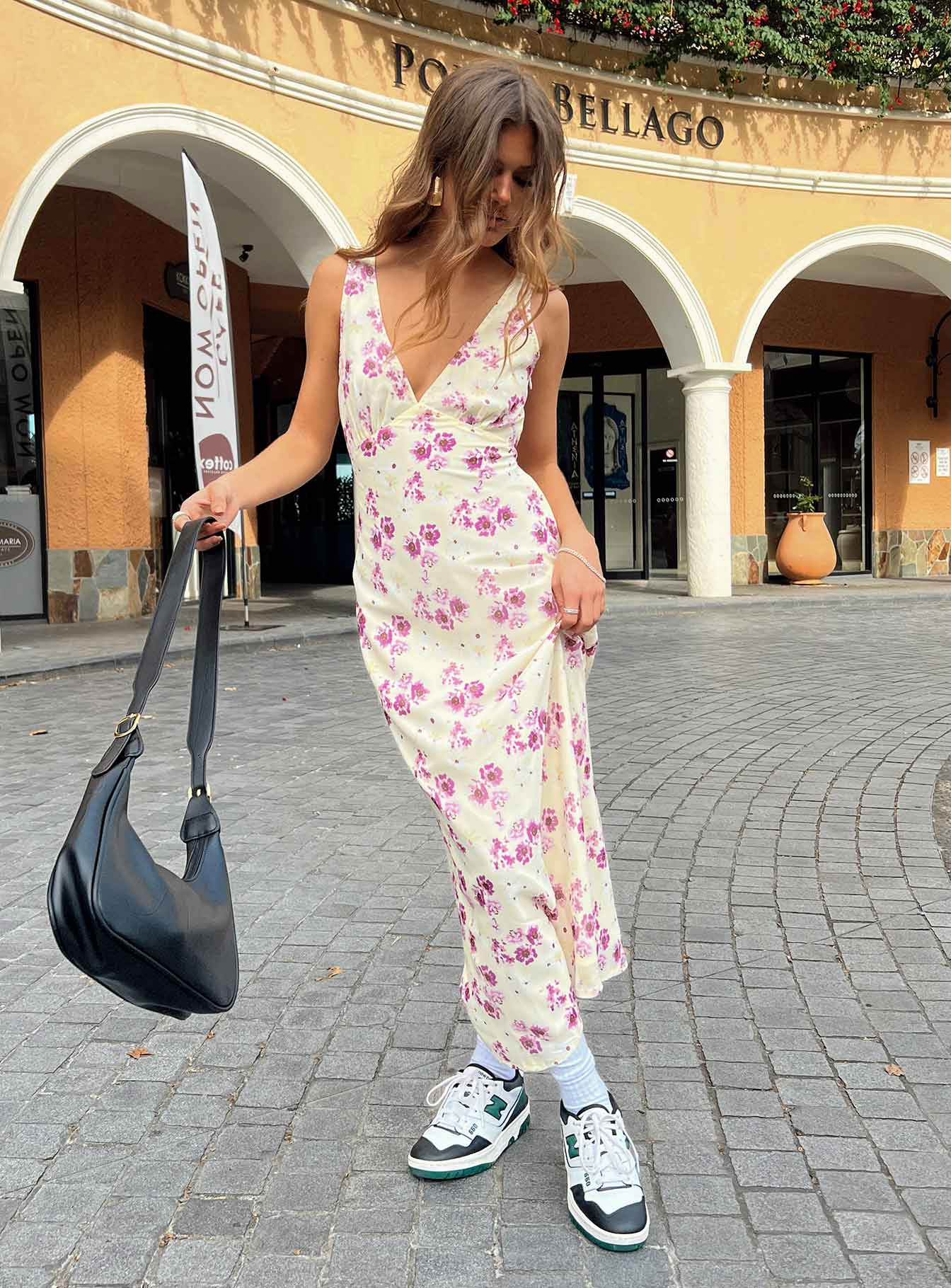 Nellie Maxi Dress Yellow Floral | Princess Polly US