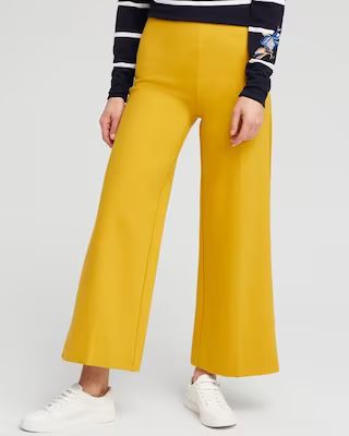 Ponte Wide Leg Ankle Pants | Chico's
