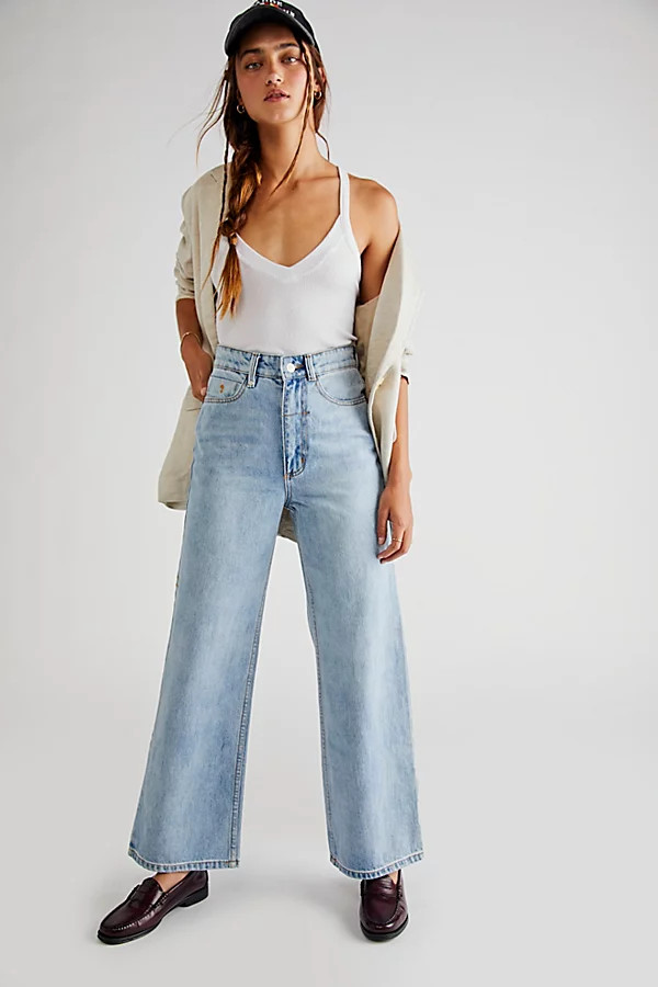 THRILLS Holly Jeans by THRILLS at Free People, Dust Blue, US 8 | Free People (Global - UK&FR Excluded)