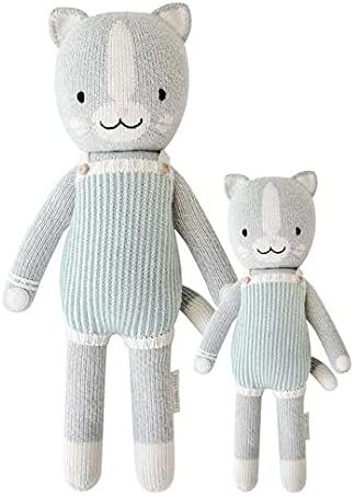 Amazon.com: cuddle + kind Dylan The Kitten Little 13" Hand-Knit Doll – 1 Doll = 10 Meals, Fair ... | Amazon (US)