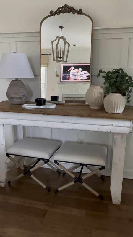 Sound on // loving our new stools inside the entryway, they add great texture to the space and offer additional seating! Amazon home finds, entryway decor 

#LTKVideo #LTKhome #LTKSeasonal