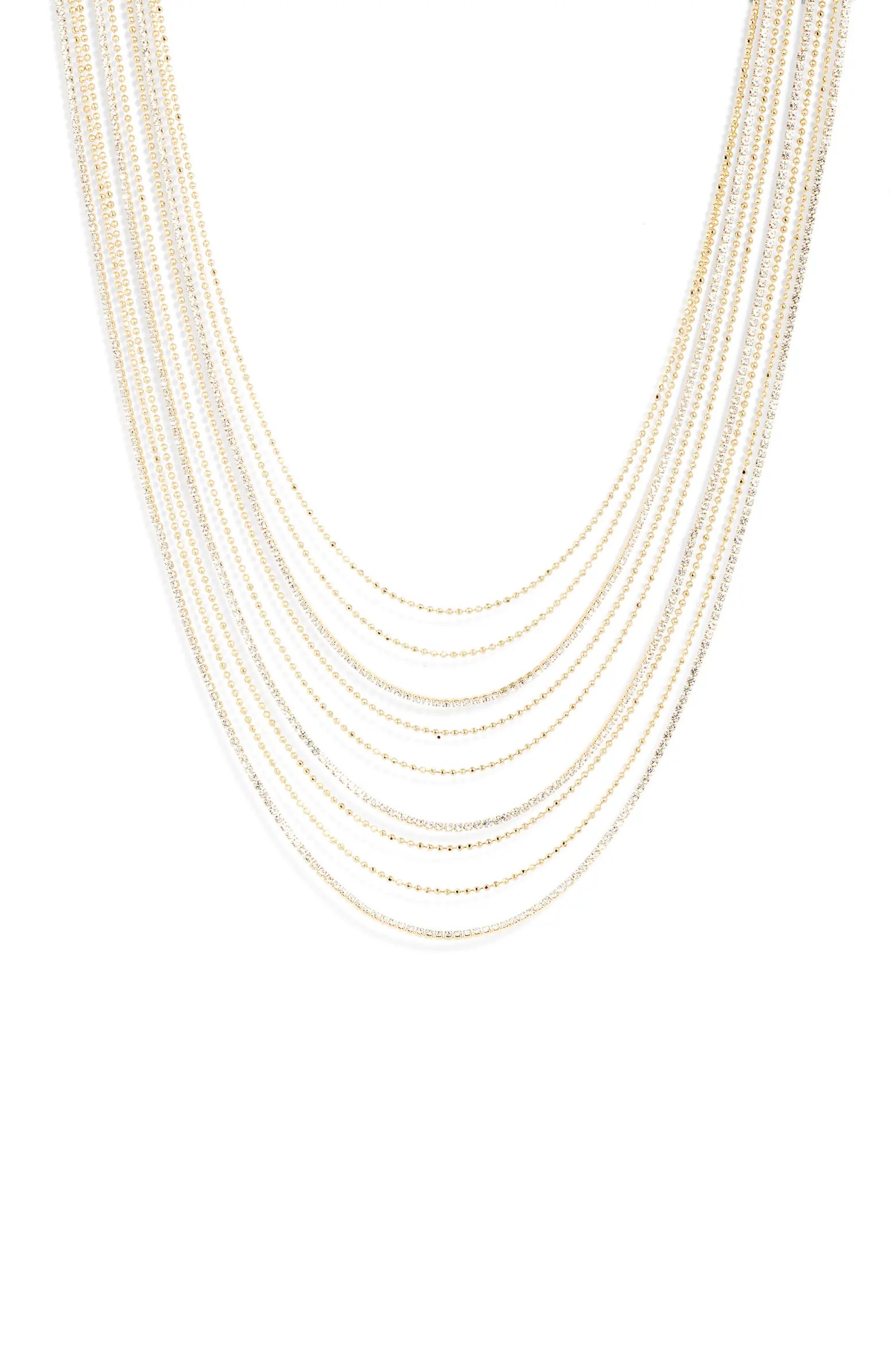 Tennis & Ball Chain Layered Necklace | Nordstrom