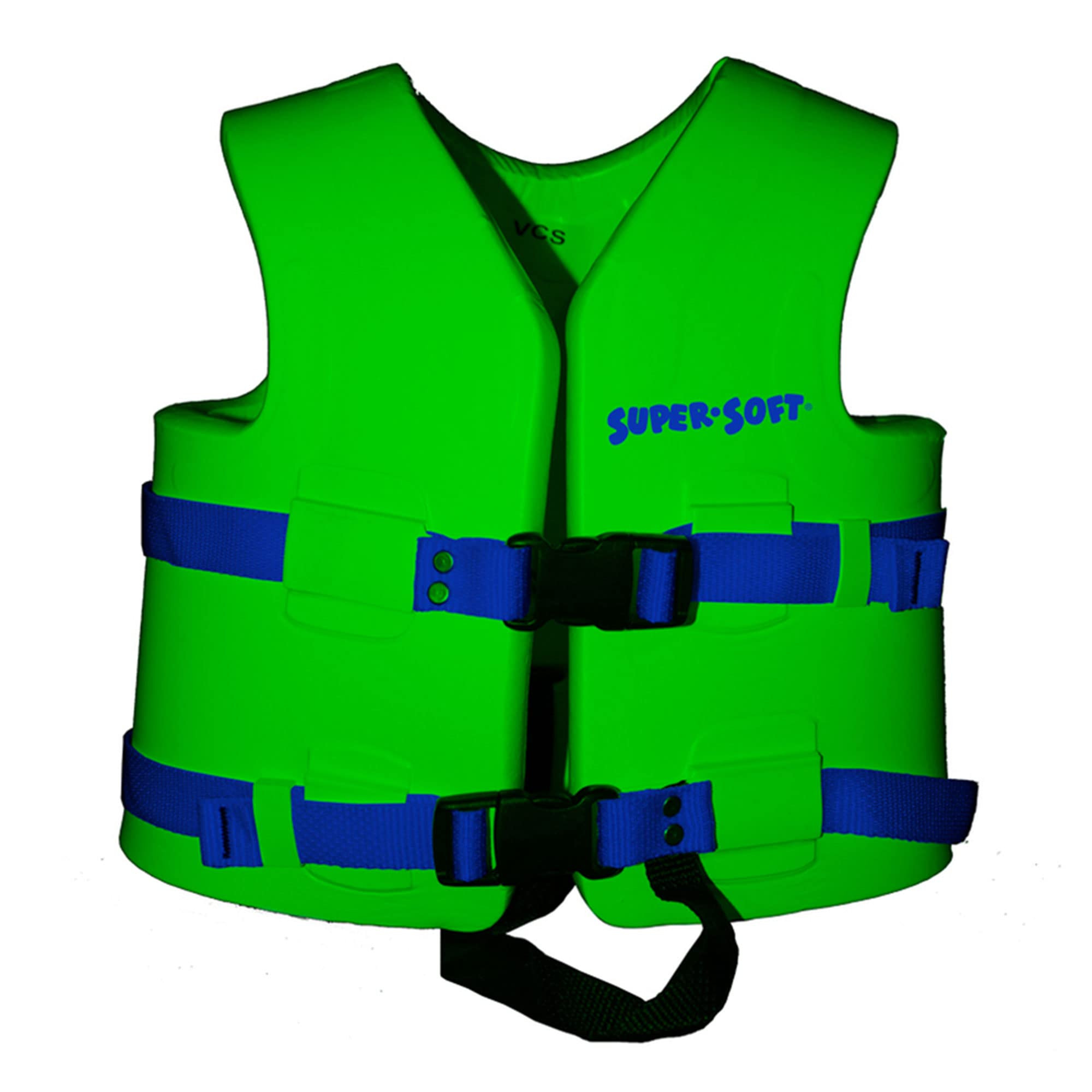 TRC Recreation Super Soft Child Size X Small Life Jacket USCG Approved Vinyl Coated Foam Swim Vest for Kids Swimming Pool and Beach Gear, Fierce Green | Amazon (US)