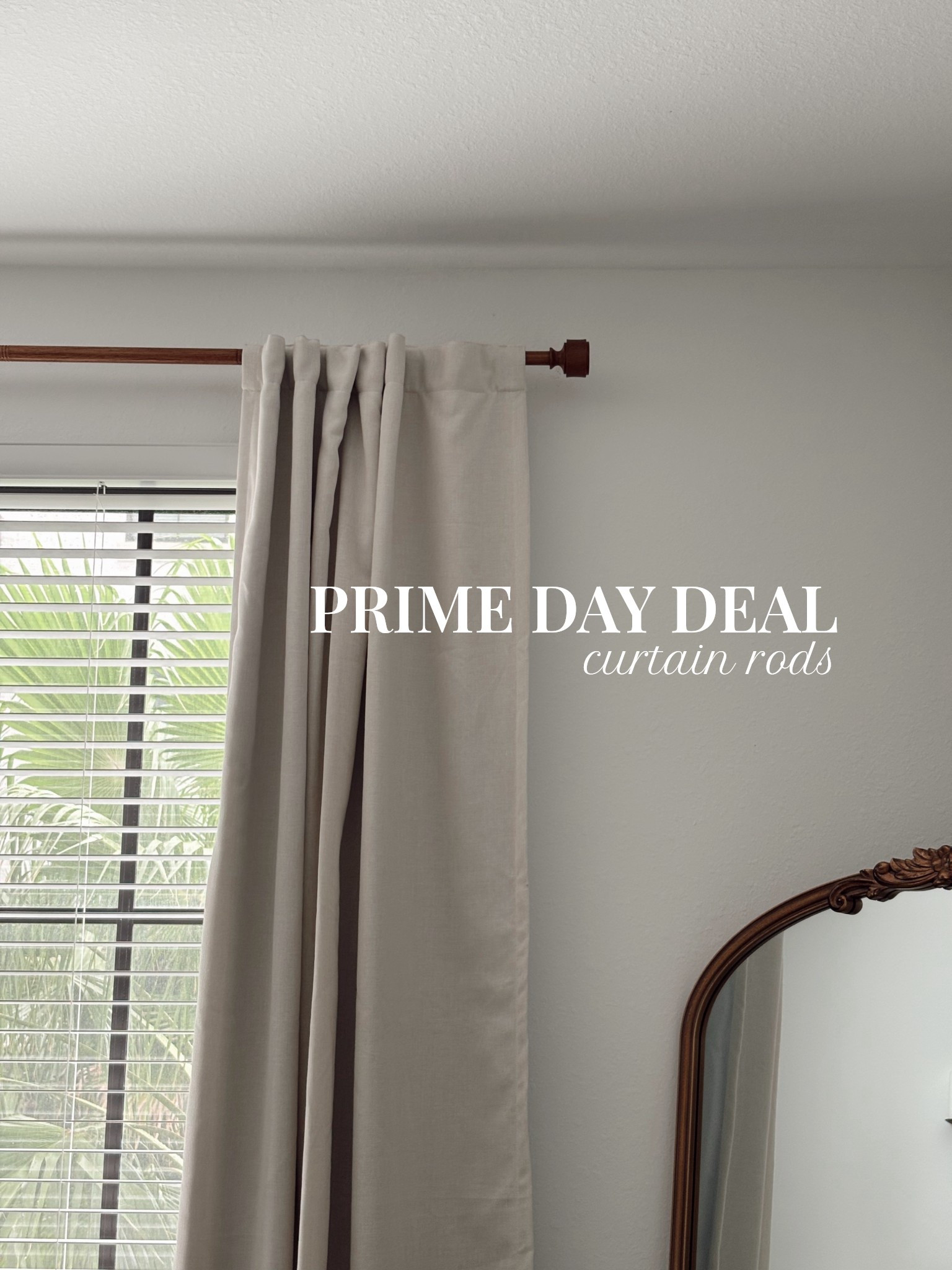 We have these wooden curtain rods in our bedroom and living room and we LOVE them! Very sturdy and super affordable!

#LTKSaleAlert #LTKHome #LTKU