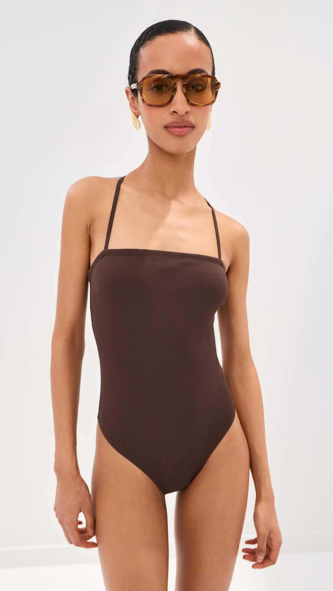 LE BOP Square Neck One Piece | Shopbop | Shopbop