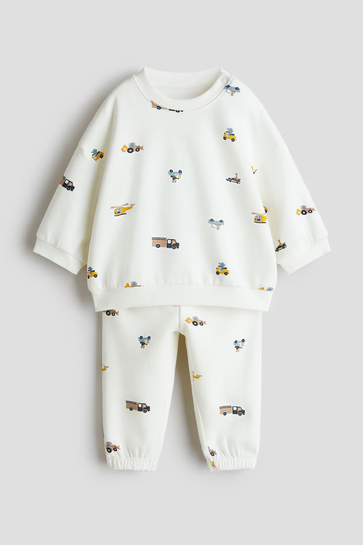 2-Piece Printed Sweatshirt and Joggers Set | H&M (US + CA)