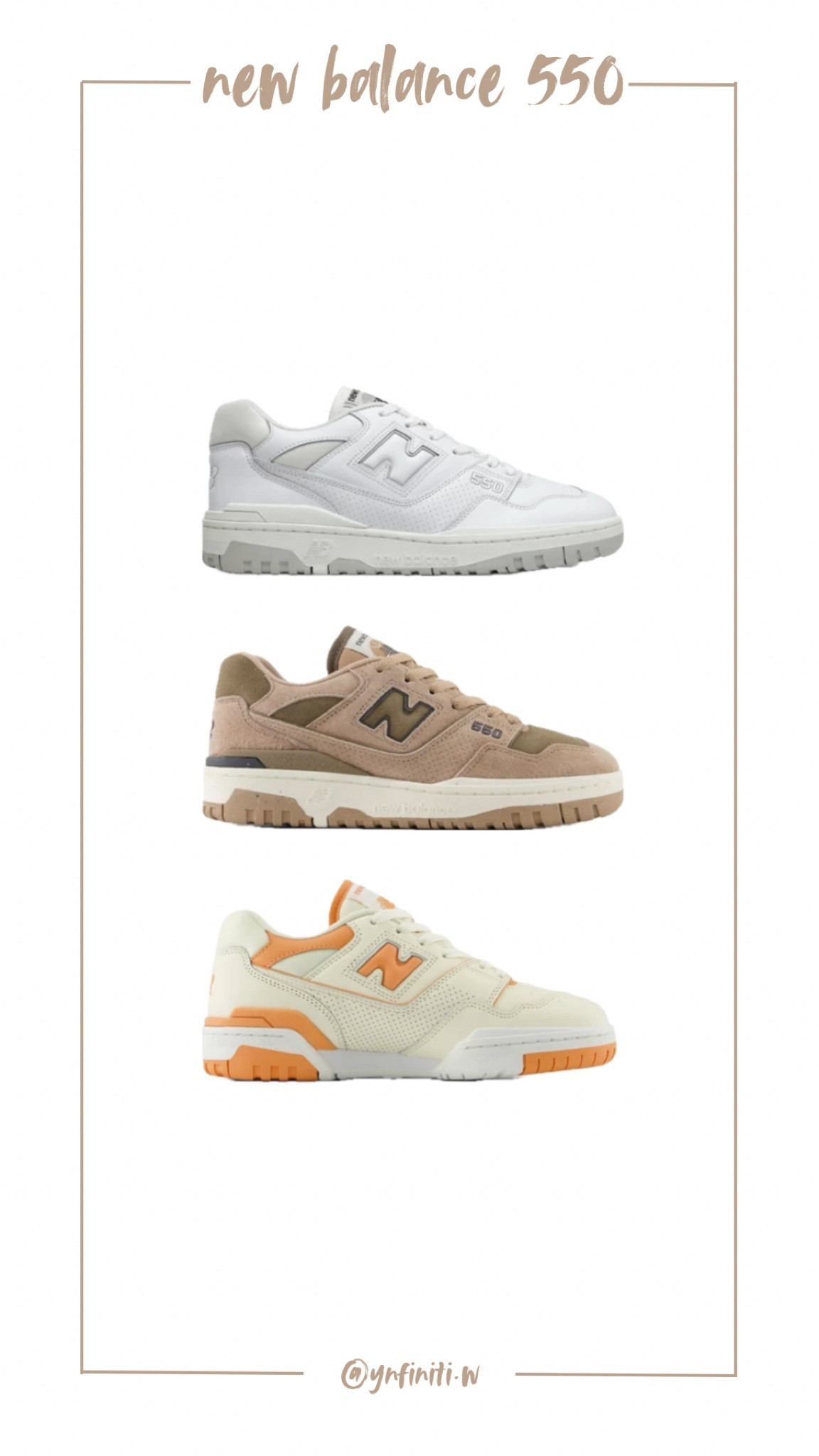Women’s New Balance 550
Available in more colors online! Sales $69-$100

Scheels, Sneakers, Trendy, Neutral, Ootd, Outfit Inspo, Gift Guide, Holiday, Under 100, Style Tip

#LTKShoeCrush #LTKStyleTip #LTKGiftGuide