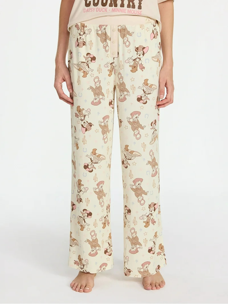 Mickey and Friends Women's Western Minnie Mouse Sleep Pants, Sizes XS-3X | Walmart (US)