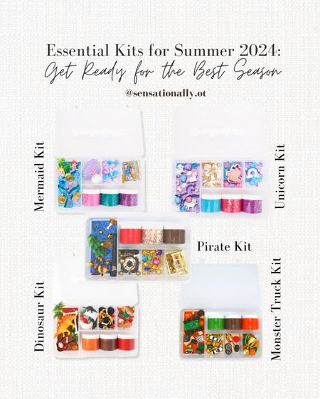 ☀️Get Ready for the Best Season with Our Essential Kits for Summer 2024! 🌴😎

Make this summer unforgettable for your little ones with our fun-packed kits. Whether it's beach days, travel adventures, or outings to their favorite places, we've got everything they need to have a blast!

🏖️ Beach days? Check! 
✈️  Travel essentials? Check! 
🍦 Summer snacks? Check!

Don't miss out on giving your kids the ultimate summer experience. Grab your kit today and let the fun begin! 🏖️

#ParentingTips #ToddlerLife #FineMotorSkills #PlayAndLearn #MomHacks 
#ChildDevelopment #SensoryPlay 
#ToddlerHacks #ParentingHelp #LearnThroughPlay