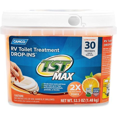 30 Pack TST Ultra-Concentrated Orange Citrus Scent RV Toilet Treatment Drop-Ins, Formaldehyde Free,  | Walmart (US)