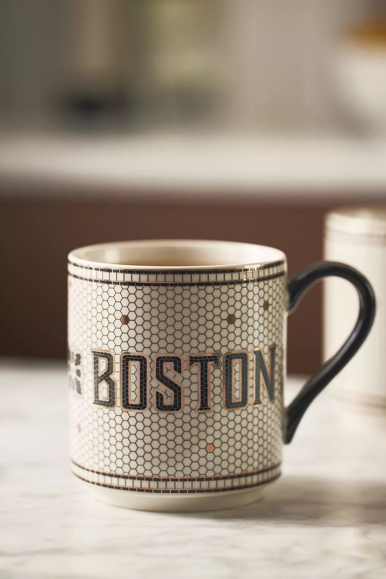 The Bistro Tile Stoneware Mug: Boston Cities Edition | Anthropologie (US)