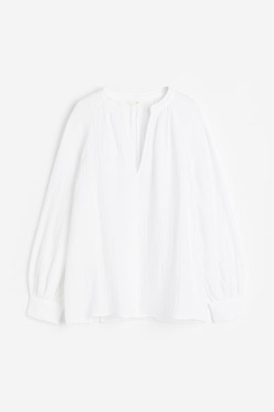 Double-weave blouse | H&M (UK, MY, IN, SG, PH, TW, HK)